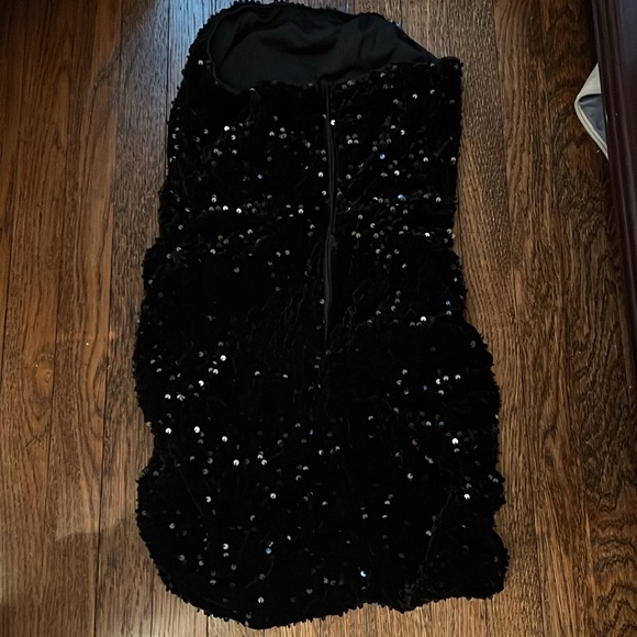 Shein Tight Black Glitter Dress - Picture 2 of 5